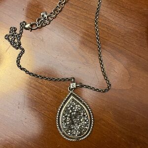 Brighton black gemstone necklace